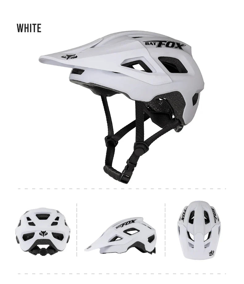 BATFOX Men's Cycling Helmet – MTB Mountain Bike Racing Helmet, Speedframe Casco para Bicycle