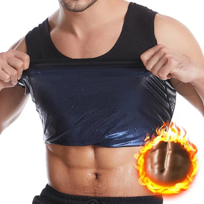 Neoprene Sweat Sauna Vest — Men’s & Women’s Body Shaper Waist Trainer Corset for Slimming
