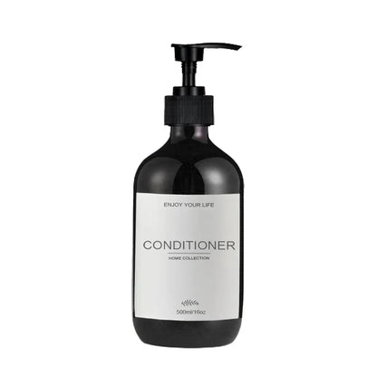 Kitchen Sink Soap Dispenser Bottle with Waterproof Labels – Refillable Dish Pump for Countertop
