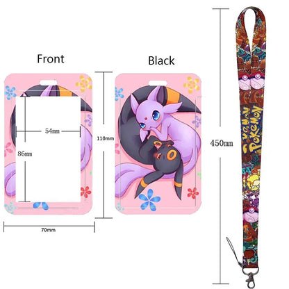 Pikachu Neck Strap Lanyard for Keys – ID Badge Holder, Keychain, Key Rings, Fashion Accessory Gift