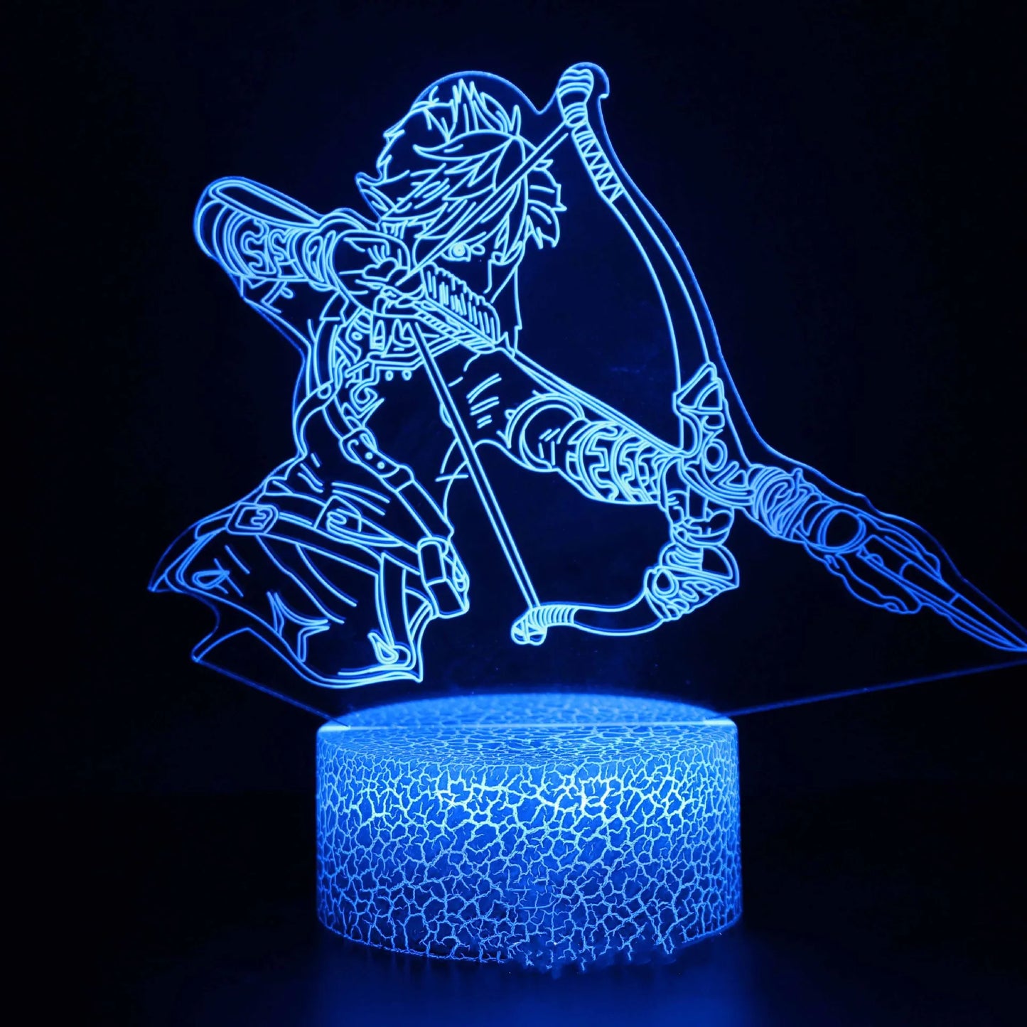 Zelda 3D Night Light Lamp – Link Breath of the Wild Anime Figure for Kids Gift