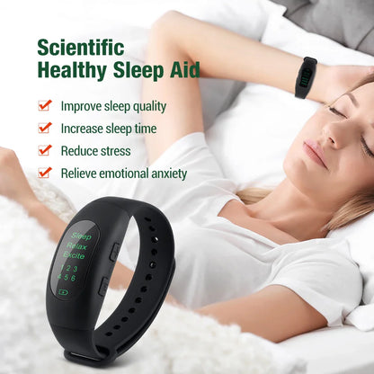 Intelligent Electronic Sleep Device – Microcurrent Pulse Rest Hypnosis Wristband for Insomnia and Anxiety Relief