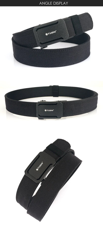 VATLTY Military Belt for Men – Sturdy Nylon with Metal Automatic Buckle, Tactical Police Duty & Outdoor IPSC Accessories