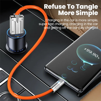 Elough 66W Short USB-C to Type-C Cable – 25CM/50CM Fast Charging Cord for iPhone 15/16 Pro, Samsung, Xiaomi