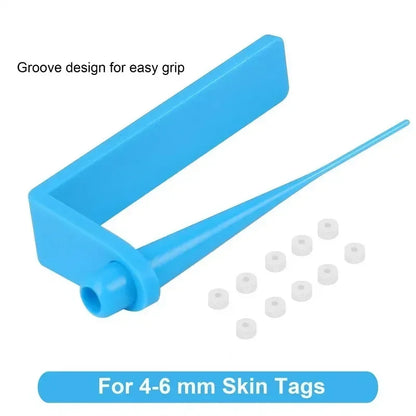 Skin Care Rubber Bands & Skin Tag Remover Kit — Mole & Wart Removal Tool for Face Care, Green Beauty & Health