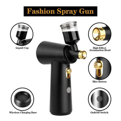 A50I Portable Air Brush Sprayer – Mini Nano Hydration Tool for Hairdressing & Tanning, Rechargeable