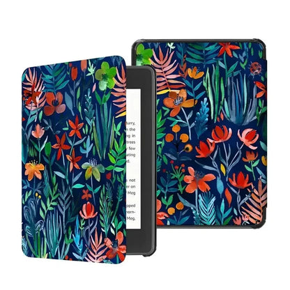 Leather Auto Sleep Case for Kindle Colorsoft Signature Edition (1st Gen, 7") & Paperwhite 12th Gen Protective Cover Funda