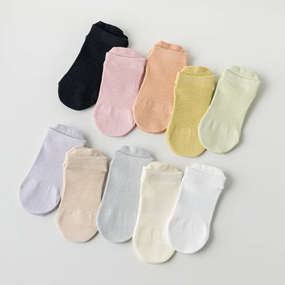 Mesh Breathable Yoga Socks: Cotton Low Cut for Women - Ideal for Gym, Fitness, Dance & Pilates - Non-slip, Professional Sports Footwear