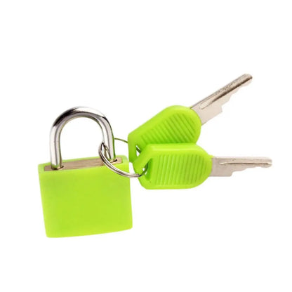 23mm Mini Coloured Padlock | Small Suitcase, Cabinet, Bookbag, Luggage & Home Ornament Lock for Travel Supplies