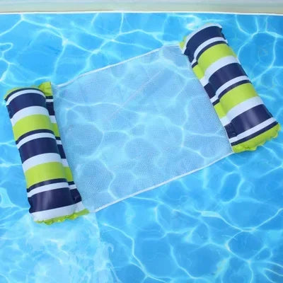 New Inflatable Water Hammock Recliner - Floating Swimming Mattress and Pool Party Lounge Bed