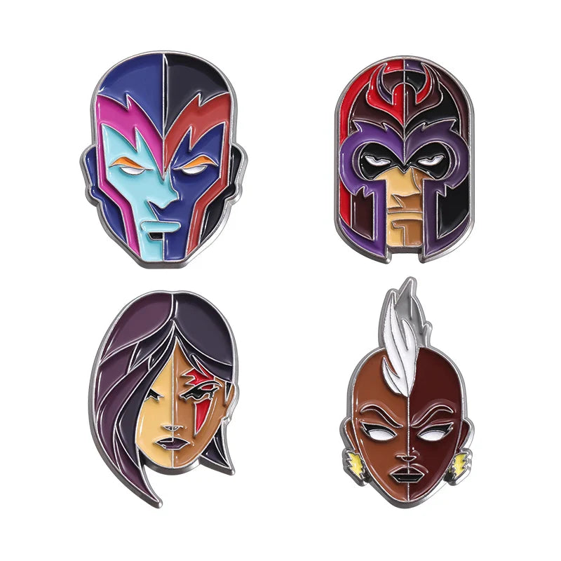 Cartoon Anime Character Enamel Pins – Cute Little Monk Brooches Lapel Badges, Funny Jewelry Gift for Friends