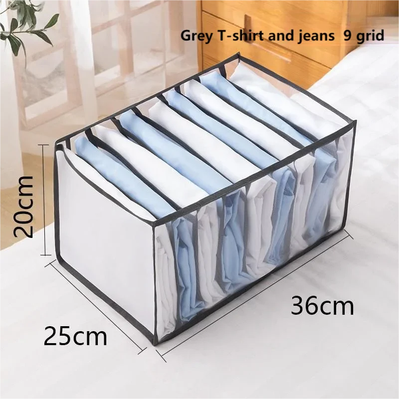 Foldable Underwear Drawer Organizer – Closet Storage Box & Divider for Socks, Bras, and Underpants