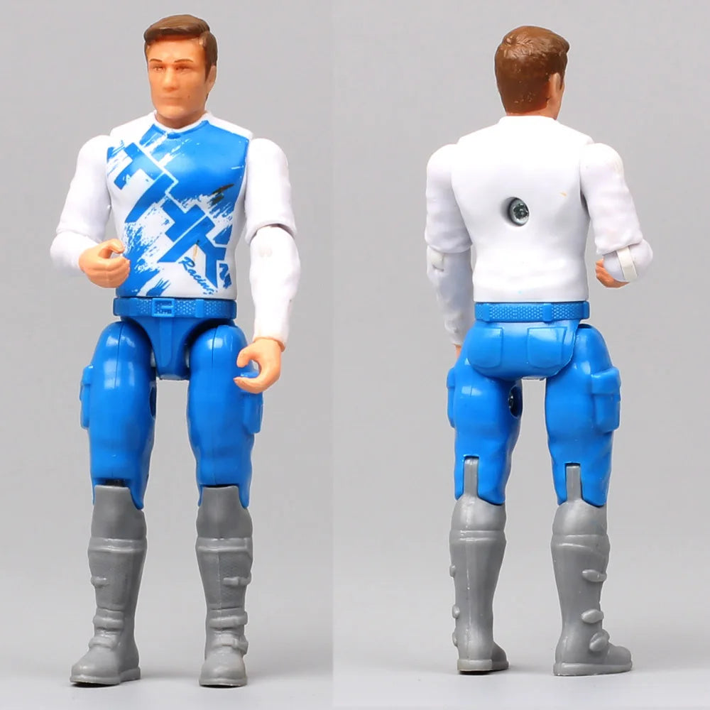 1/18 Scale 3.75" Motorcycle Racer Action Figure – Villopoto #5, Dungey #199, Pastrana Bike Model Collectible Toy