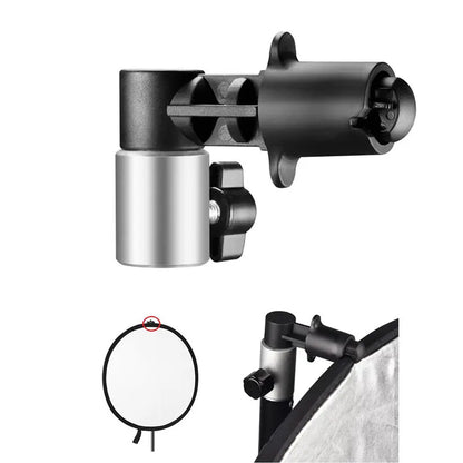 Quick Release Reflector Holder Clip — Spring Clamp for Softbox, Light Stand & Video Photography Bracket