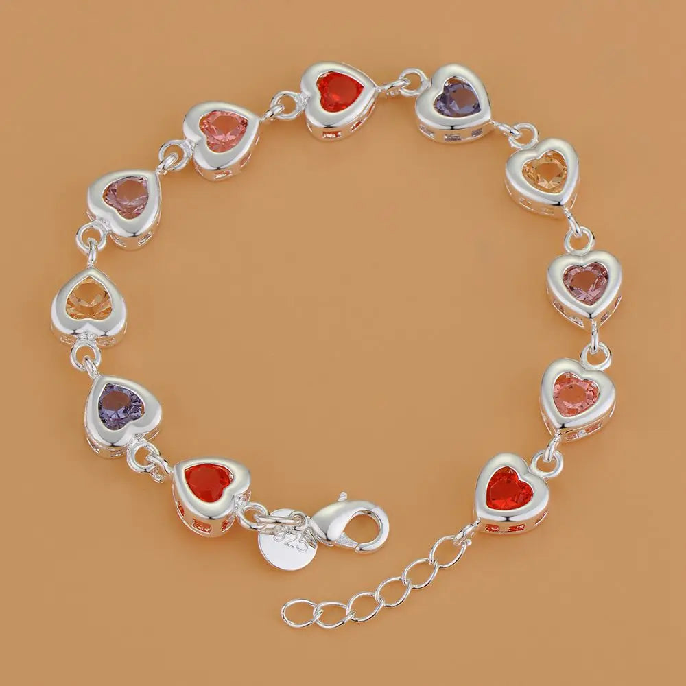 925 Sterling Silver Bead Bracelet – High-Quality Romantic Chain for Women, Fashion Jewelry Gift for Engagement, Party & Wedding