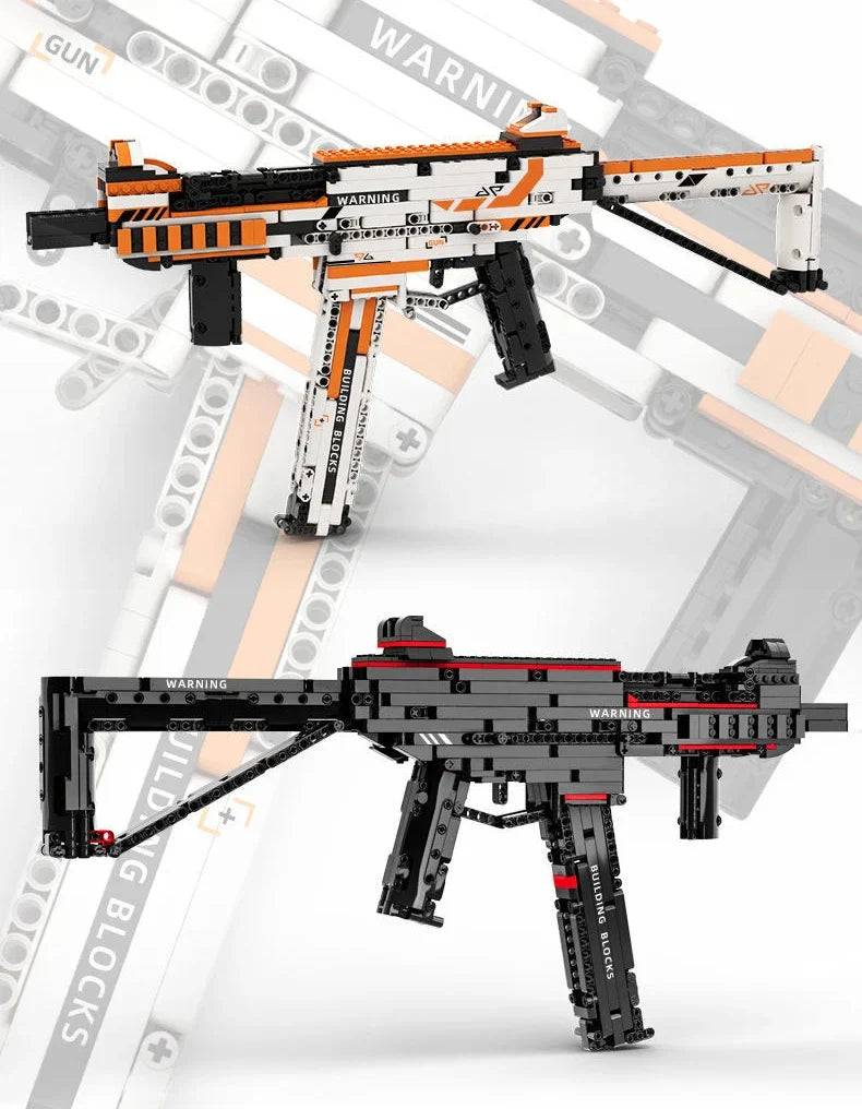 Military Series UMP45 Submachine Gun Building Block Toy – Compatible with Lego, Kids Birthday Gift