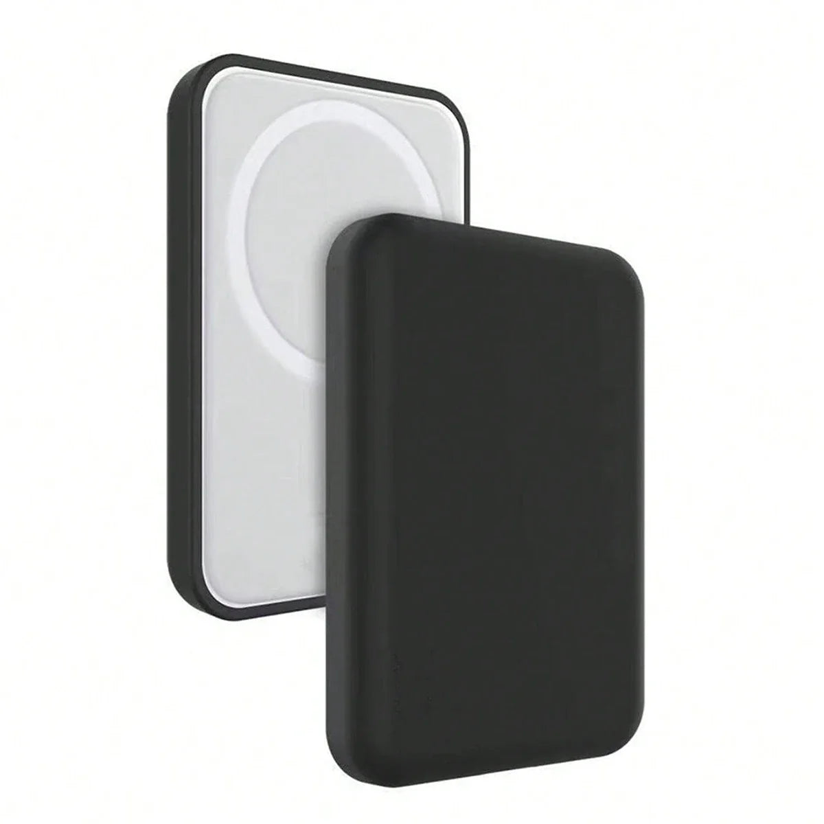 Black TPU Charging Case - Protective Cover for Apple MagSafe Wireless Power Bank