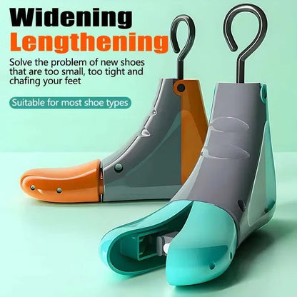 1/2 PCS Universal Adjustable Shoe Stretcher – Boot & Sneaker Widener with Steel Shaft for Left & Right Shoes