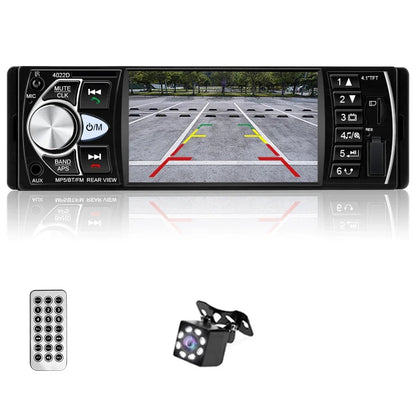 HIPPCRON 1DIN Car Stereo Radio 4.1 Inch MP5 Player - Bluetooth 5.0 FM USB Multimedia Player with Rear View & Steering Wheel Control