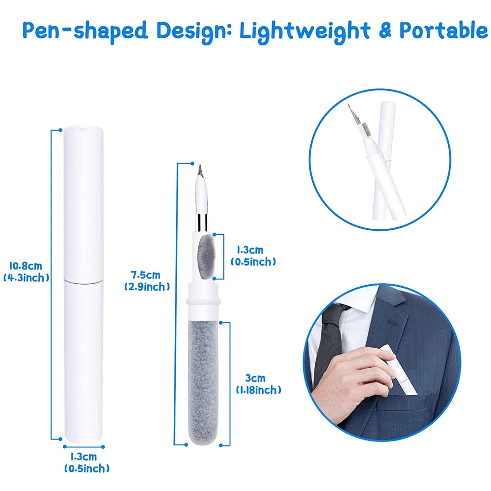 Bluetooth Earphone Cleaning Kit: For Airpods Pro 1/2/3 & Earbuds - Cleaning Pen, Brush Tools - Samsung, Xiaomi, Huawei Compatible