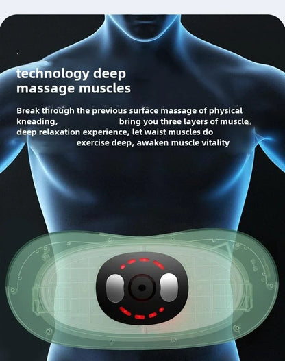 JAIYORL Electric Lumbar Traction Massager – Adjustable Vibration Waist & Spine Support Back Massage Machine