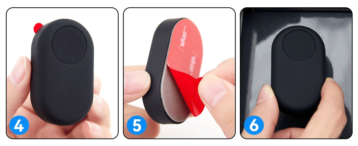 Samsung Galaxy SmartTag2 Silicone Case with Adhesive – Holder for Wallet, Luggage, Car & Bike