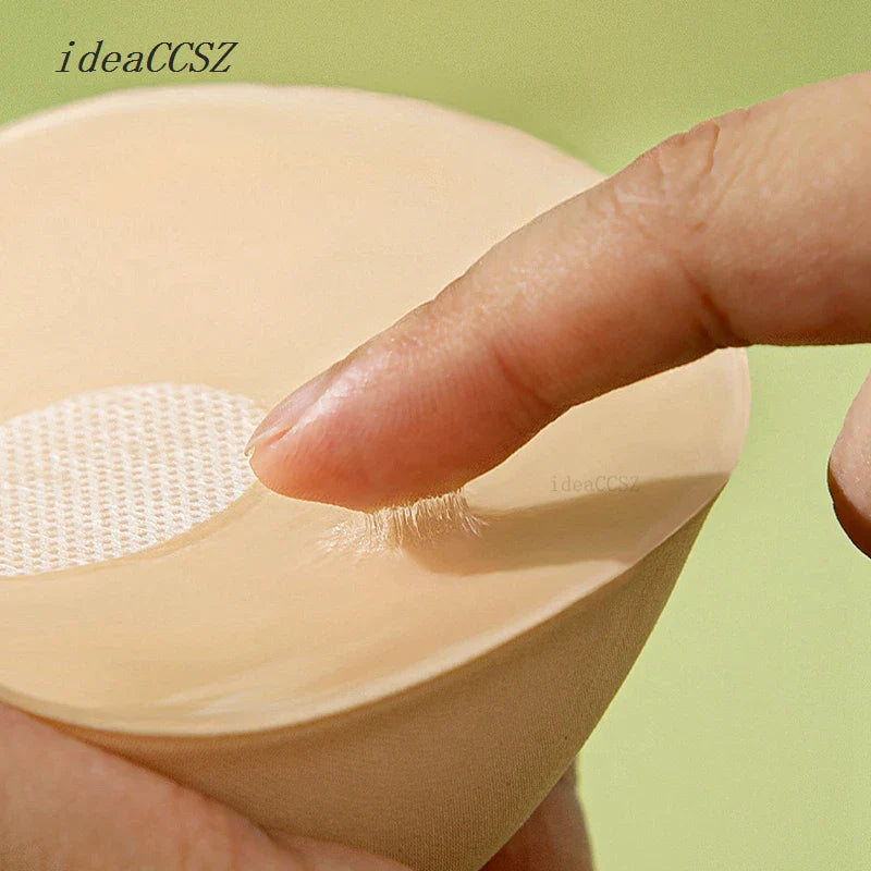 5CM Thick Women’s Invisible Push-Up Bra – Backless Adhesive Lingerie with Transparent Strap for Wedding & Small Bust Lift