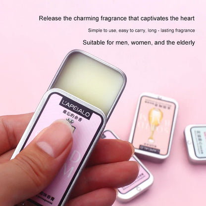 Women’s Pheromone Solid Perfume Balm – Long-Lasting Light Fragrance, Portable Body Perfume