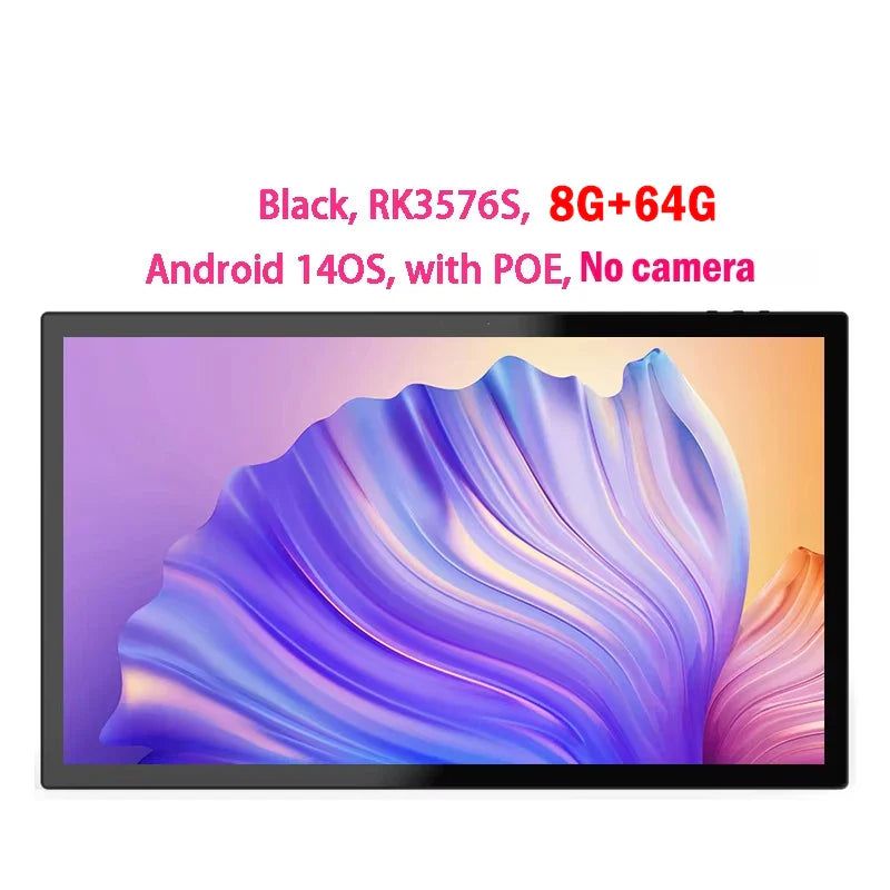 2025 Slim Edge 15.6″ Android 14 POE Tablet — Smart Home Panel with LED IPS Touchscreen, Google Play, RK3576