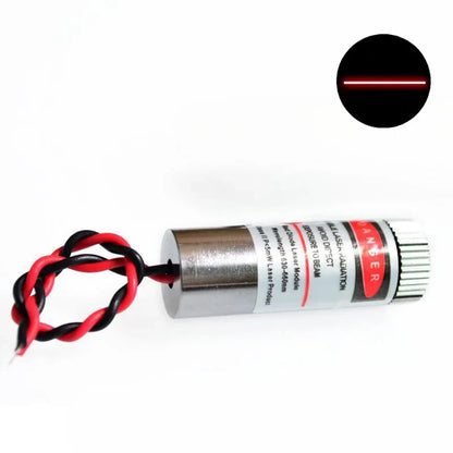 650nm 5mW Red Laser Module – Point, Line, Cross Focusable Glass Lens, Industrial Class