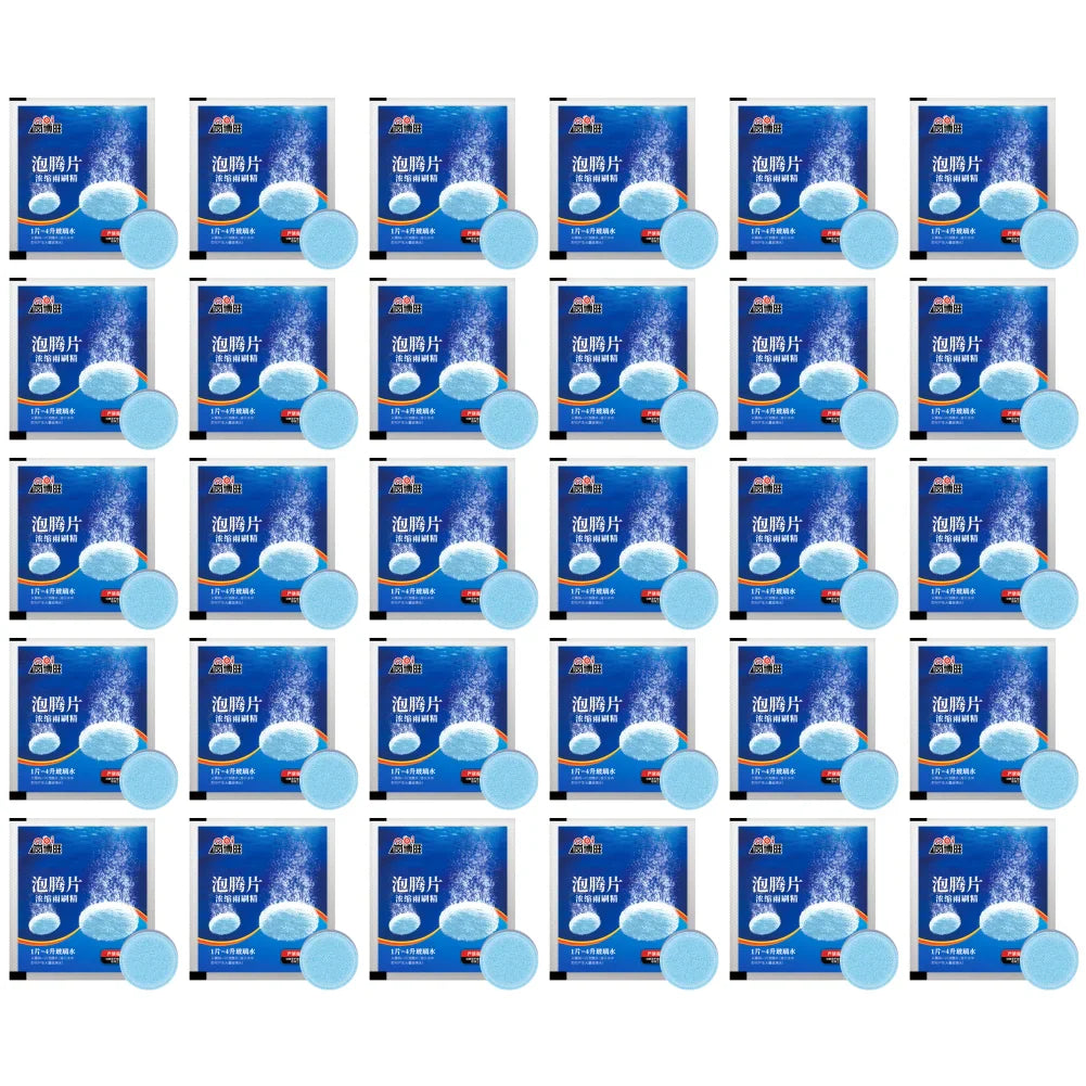 Auto Wiper Glass Cleaner | Effervescent Solid Tablets for Car Windscreen & Windshield Cleaning   2/2