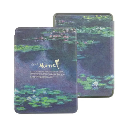 Leather Auto Sleep Case for Kindle Colorsoft Signature Edition (1st Gen, 7") & Paperwhite 12th Gen Protective Cover Funda