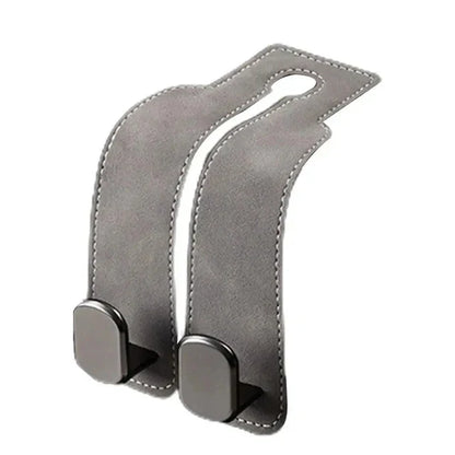 2-in-1 Car Rear Seat Hook – Universal Headrest Hanger Clip, Double Hook Storage for Car Interior Accessories