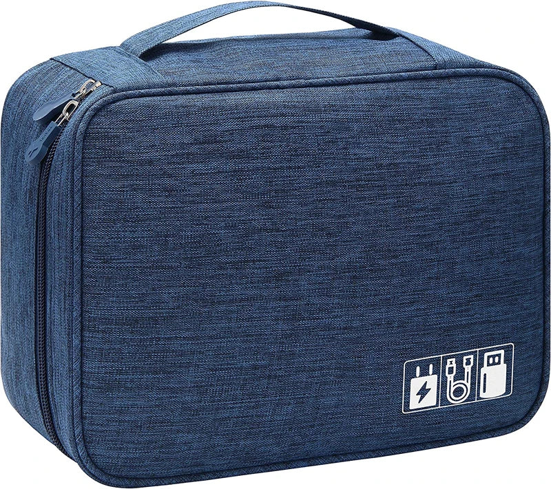 Portable Digital Storage Bag – Waterproof USB Cable Organizer Pouch for Electronics & Accessories