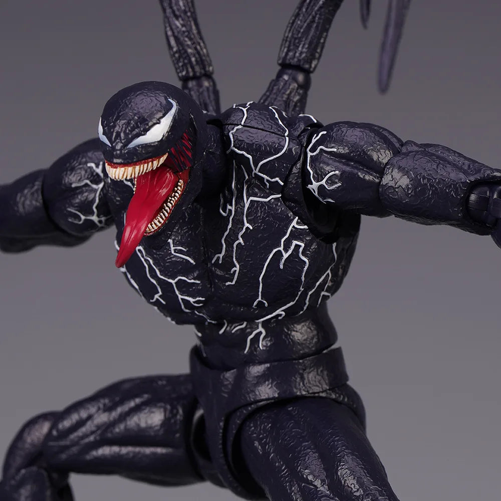 Venom Amazing Yamaguchi Action Figure — Joint Movable Face-Change Collectible Model Toy for Kids Gift