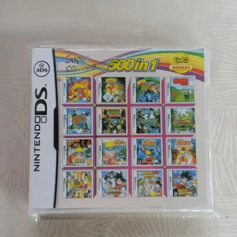 NDS/3DS Multi-ROM Game Card — 4300/510/500/208-in-1 Combined NDS Cartridge/Cassette