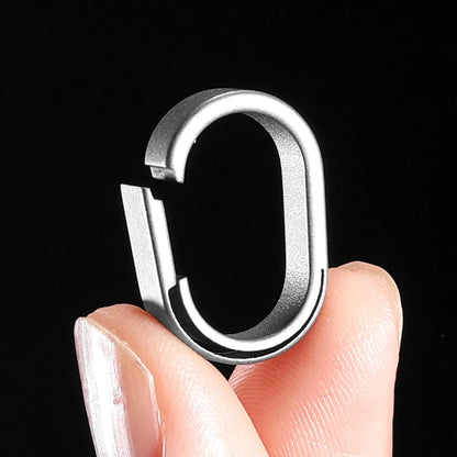 Luxury Titanium Key Ring Quickdraw — Lightweight EDC Carabiner Keychain for Men & Women