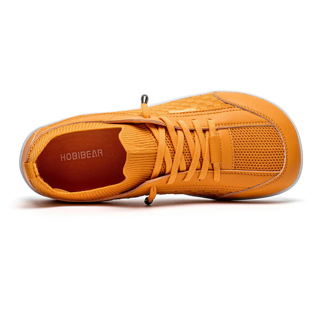 HOBIBEAR Barefoot Shoes — Men & Women Slip-On Wide Toe Walking Sneakers, Lightweight Breathable Minimalist Zero Drop Shoes