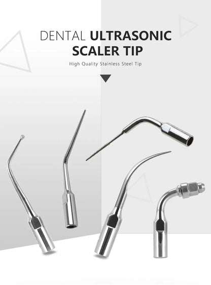 AZDENT 5pcs Dental Scaler Tips – Compatible with EMS, WOODPECKER, SATELEC, DTE, NSK Ultrasonic Scalers
