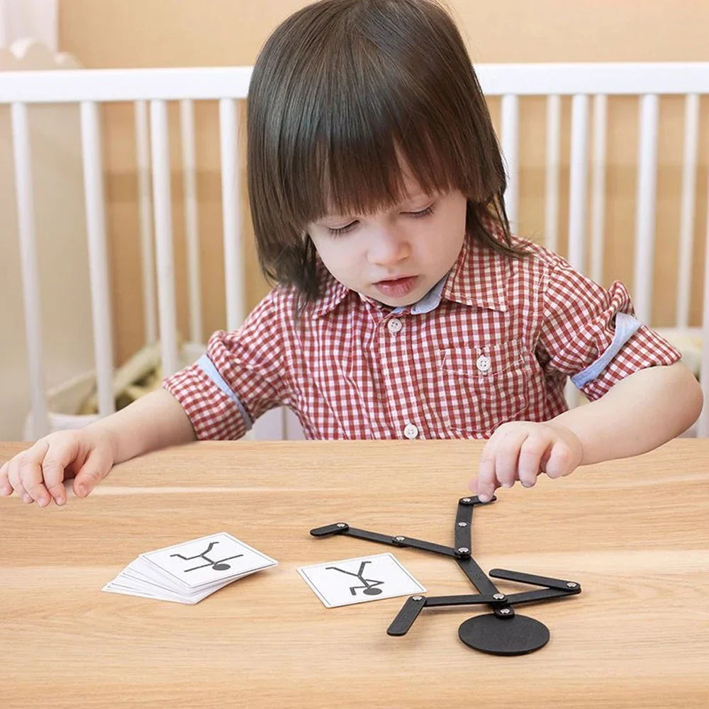 Montessori DIY Puzzle Toy – Educational Early Learning Game for Preschool Children, Fine Motor Skills Training