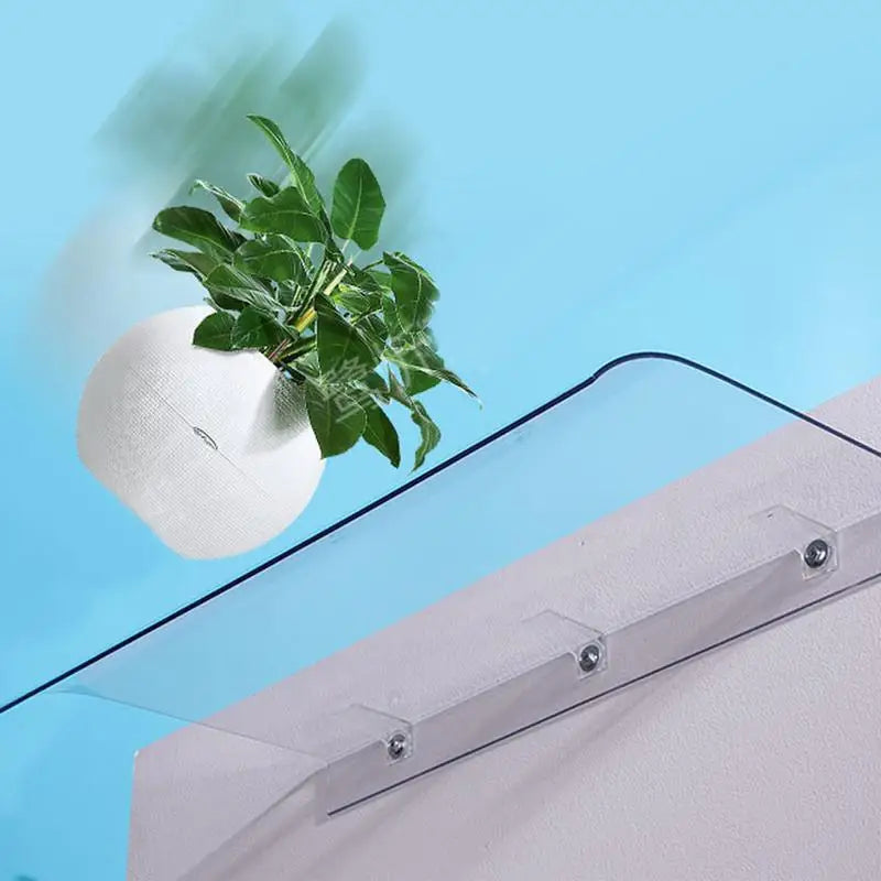 Transparent Outdoor Window & Door Awning – Patio Canopy with UV Protection for Garden, Windows & Patios