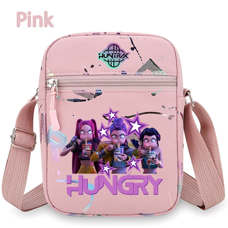 K-Pop Demon Hunters Crossbody Phone Bag – HUNTRX Rumi Huntrix Coin Wallet Shoulder Purse