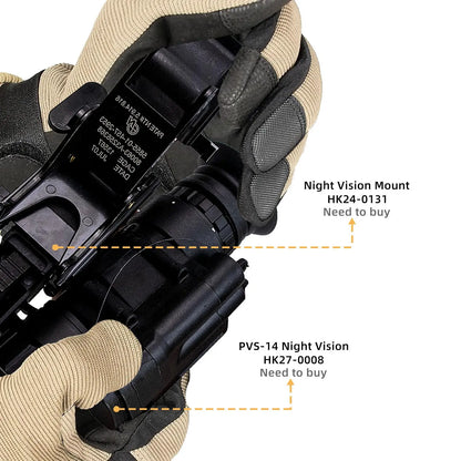 BOOIU Tactical Helmet Night Vision Mount – NVG PVS-14/PVS-7 Fast MICH Helmet Bracket Accessories