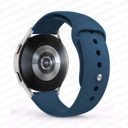 20mm/22mm Silicone Watch Strap – Compatible with Samsung Galaxy Watch 7/6/4 Classic, 5 Pro, 3, Active 2, Gear S3 & Huawei GT 2e/3/4 Bands