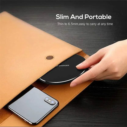 100W Fast Wireless Charger Pad - Charging Station for iPhone 15/14/13/12/X/8, Samsung Galaxy & Xiaomi