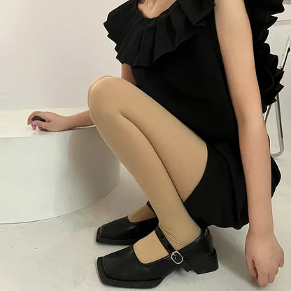 17-Color Women’s Velvet Tights - Seamless High-Stretch Anti-Run Pantyhose & Long Stockings