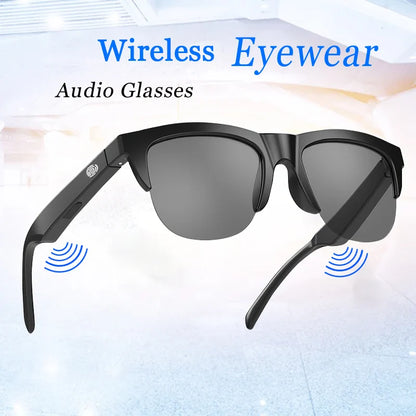 Smart Wireless Bluetooth Glasses – Sunglasses with Built-in Microphone, Speakers, Touch & Voice Assistant for Men & Women