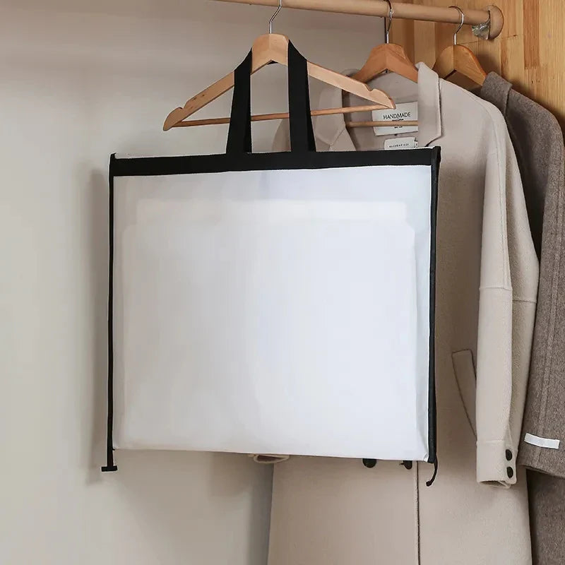 High-End Thickened Waterproof Dust-Proof Wedding Dress & Suit Storage Bag — Protective Hanging Coat Cover