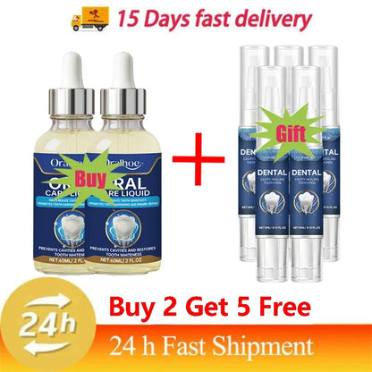 60ML Gum Repair Gel Serum - Sore Gum Relief Dental Care for Teeth Cleaning, Stains, Tartar & Oral Health