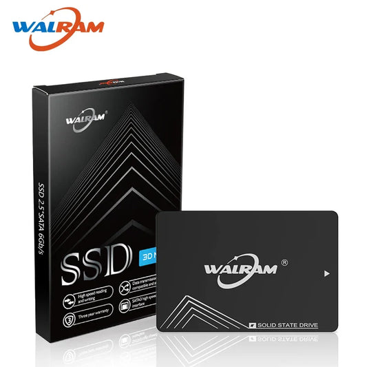 WALRAM SSD 2.5" SATA III Solid State Drive 120GB–1TB for Laptop & Desktop PC Hard Disk Replacement